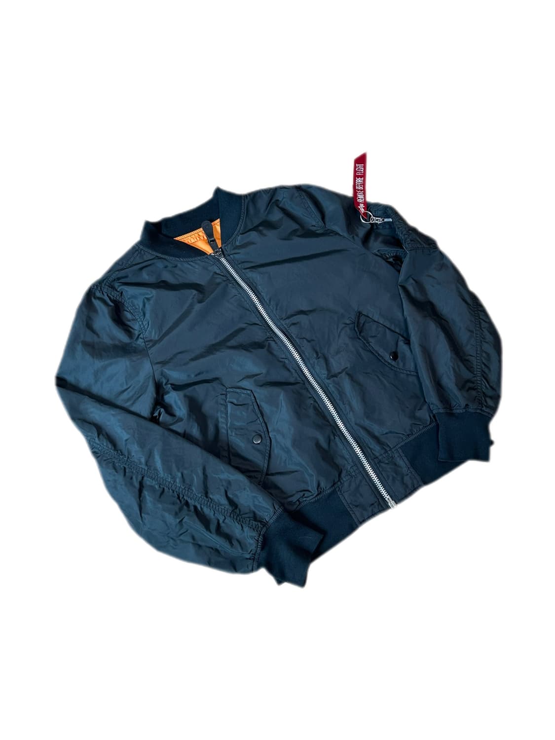 알파인더스트리 블랙 ma-1 리버시브 간절기 자켓 상품이미지1