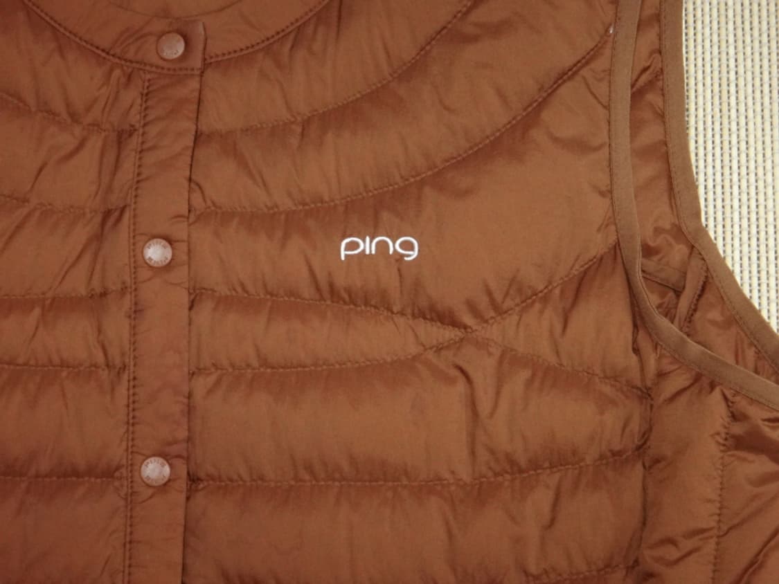 (100) 핑 헝가리 구스 경량 다운 내피 베스트 여성 상품이미지4