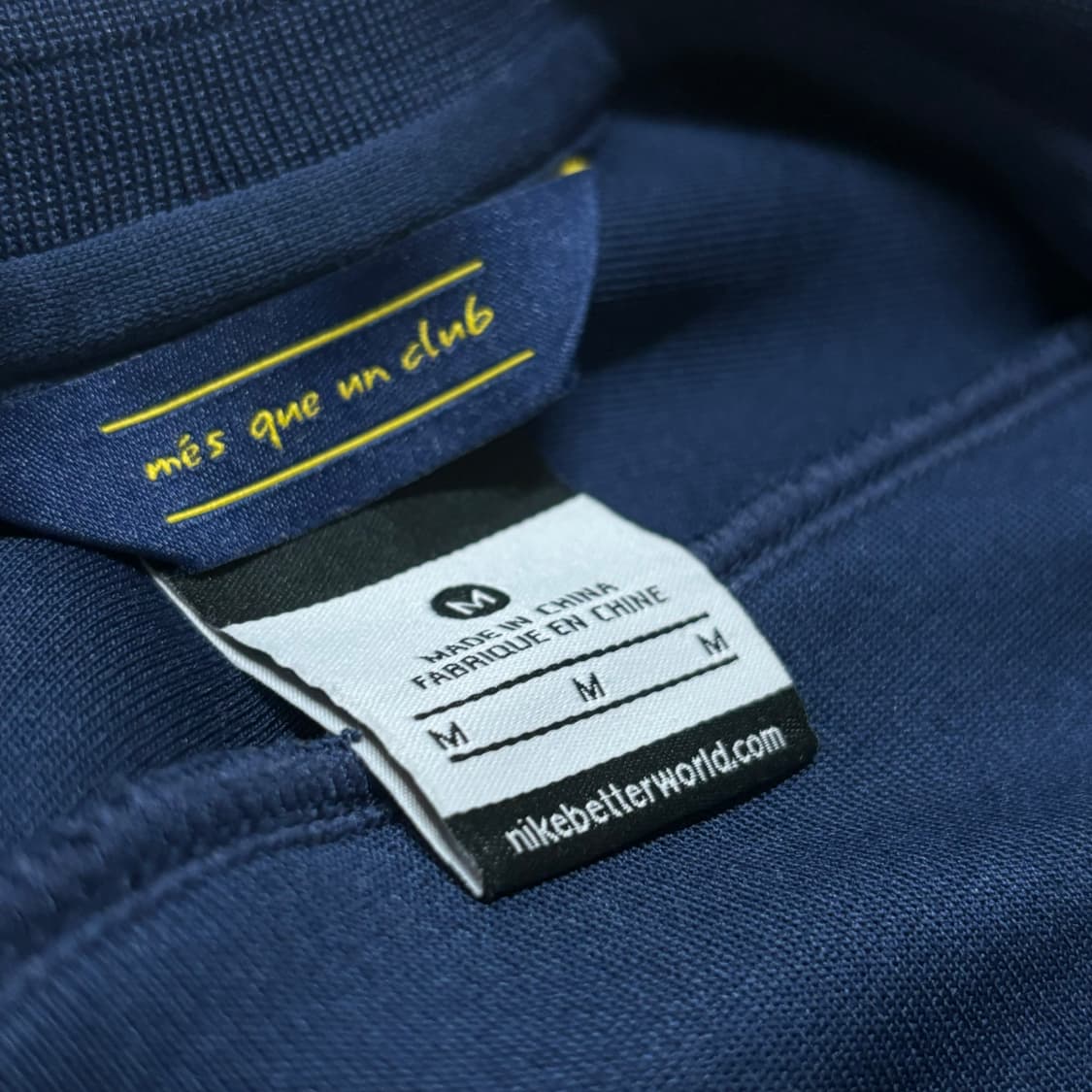 나이키 바르셀로나 져지 스포티 트랙탑 네이비 버건디 상품이미지4