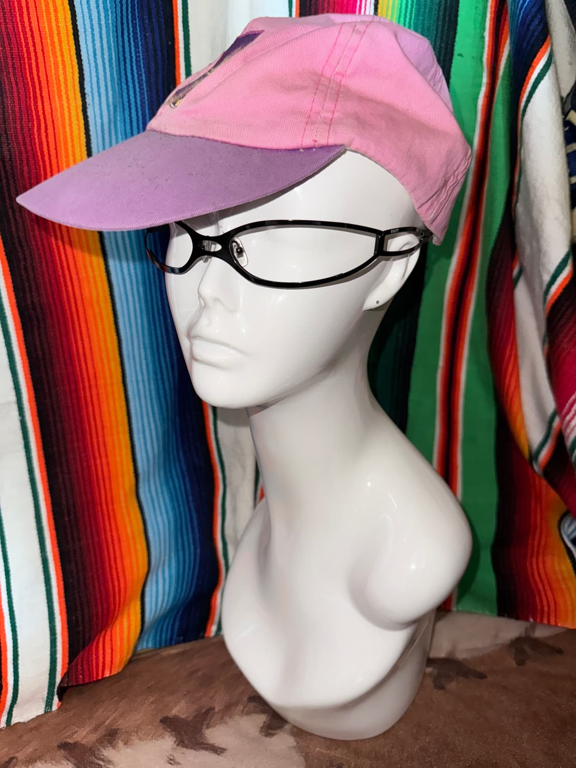 Black two oval frame curved Glasses 상품이미지3