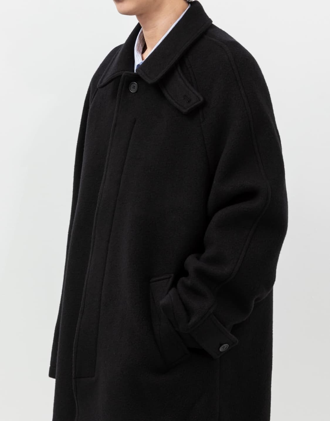 [M] MFPEN 어쎄신 코트 BLACK 상품이미지3