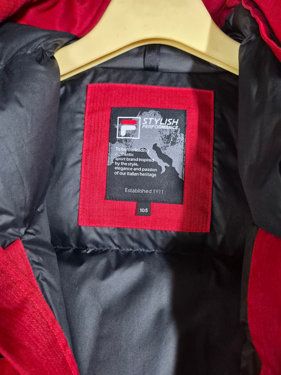 휠라 FILA 덕다운 패딩 점퍼 남성105 상품이미지3