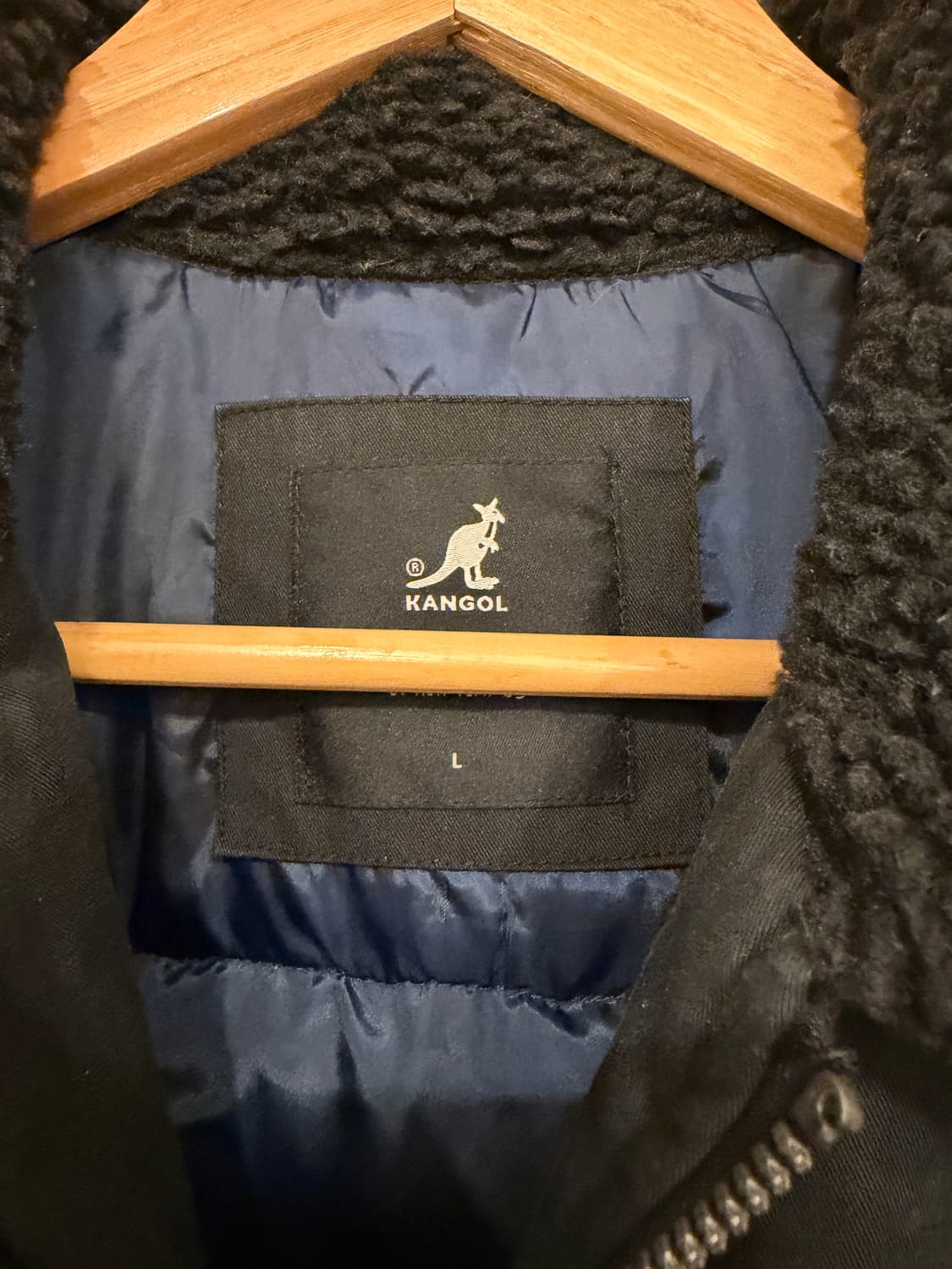 캉골 스트릿 누빔 점퍼 L 블랙 상품이미지3