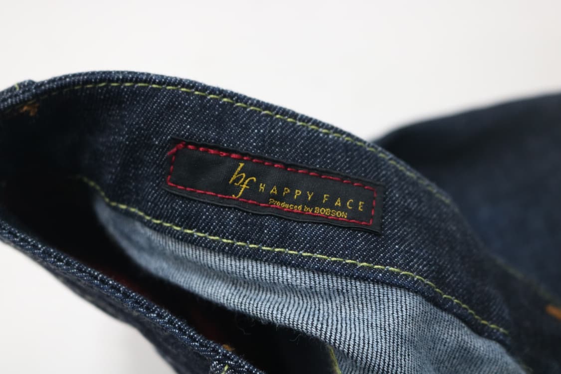 Happy Face by Bobson 옐로우 스티치 부츠컷 데님 팬츠  상품이미지9