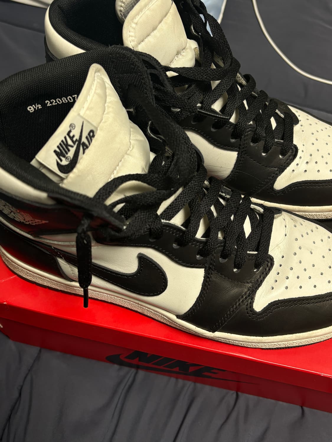 조던 1 OG 블랙화이트 275 상품이미지1