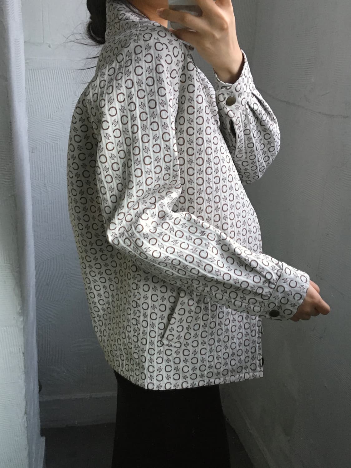 Celine 셀린느 트리오페 모노그램 집업 자켓 상품이미지2