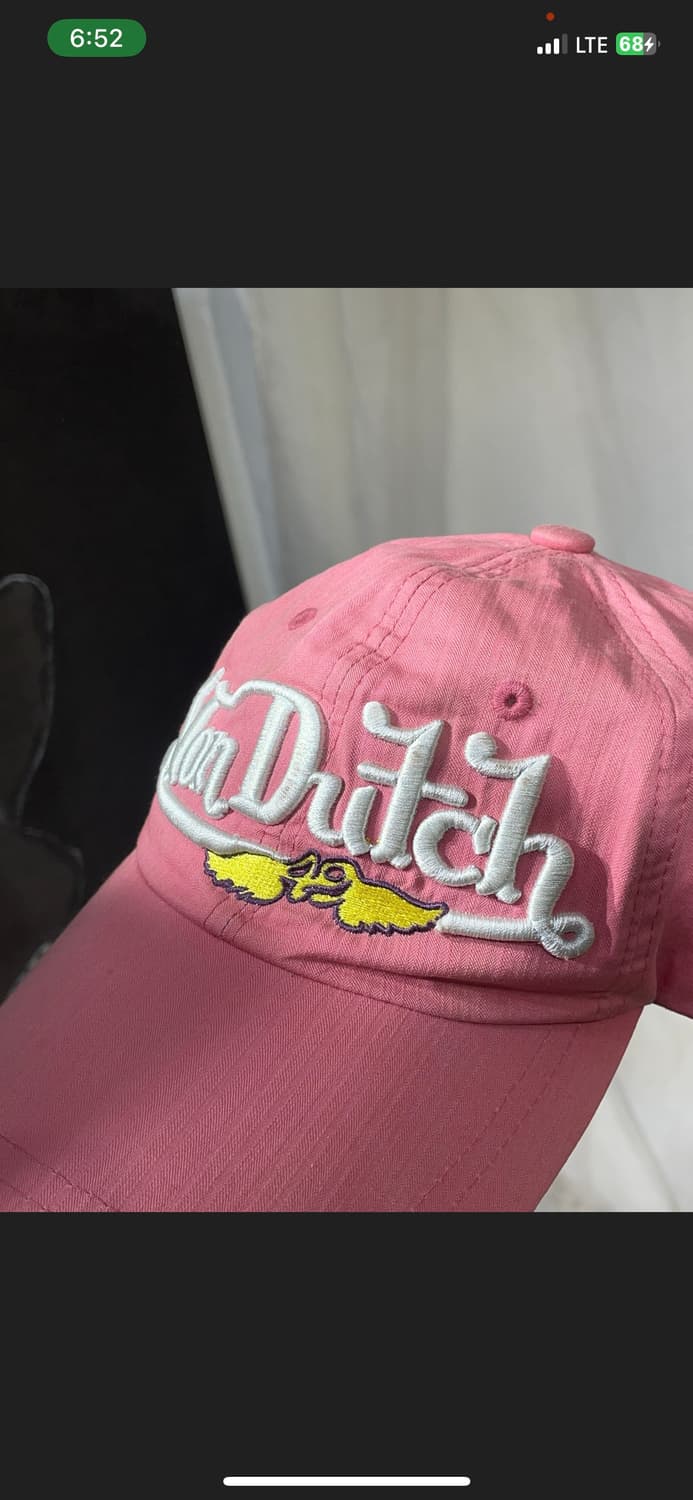 본더치 핑크 볼캡 모자 상품이미지4