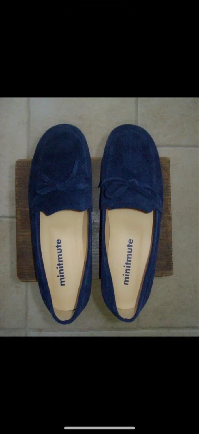 미닛뮤트 데니로퍼 스웨이드 네이비 240 상품이미지1