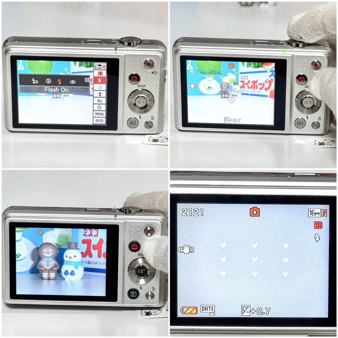 카시오 엑슬림 ZS160 실버 빈티지디카 상품이미지5