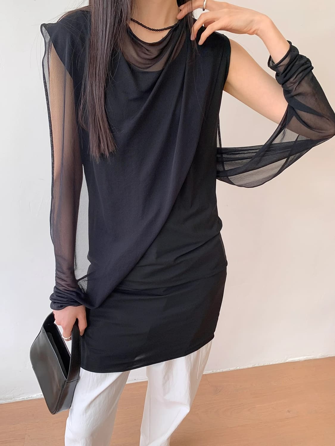 MAISON MARTIN MARGIELA LAYERED MID DRESS 상품이미지3