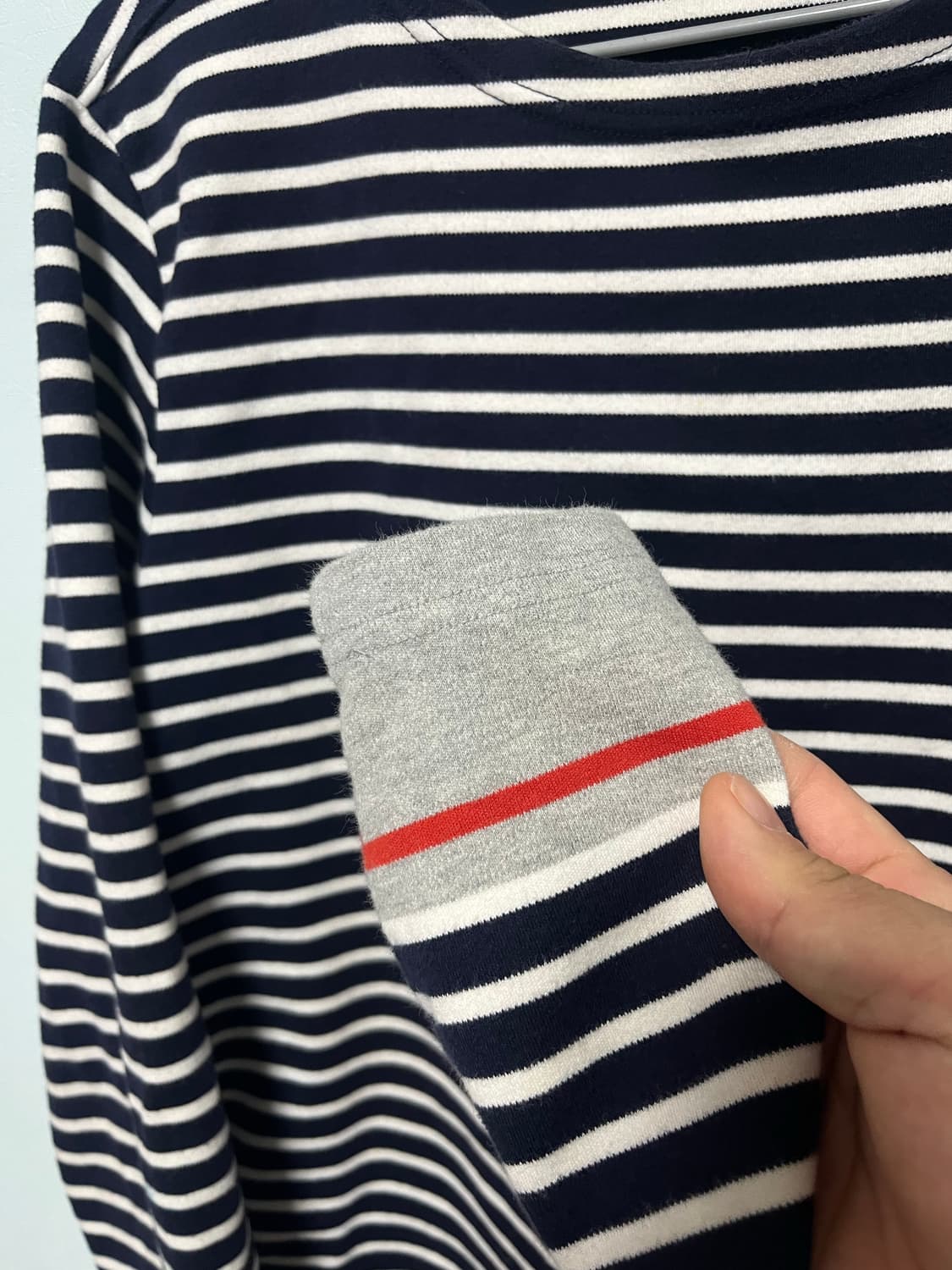 라코스테 스트라이프 긴팔 티셔츠 상품이미지4