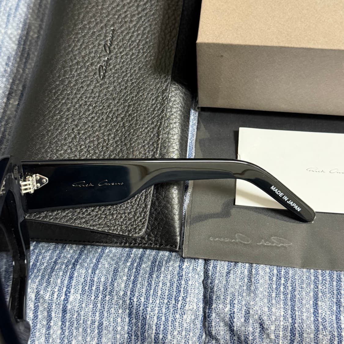 (OS) 릭오웬스 DOCUMENTA 선글라스 블랙 상품이미지6