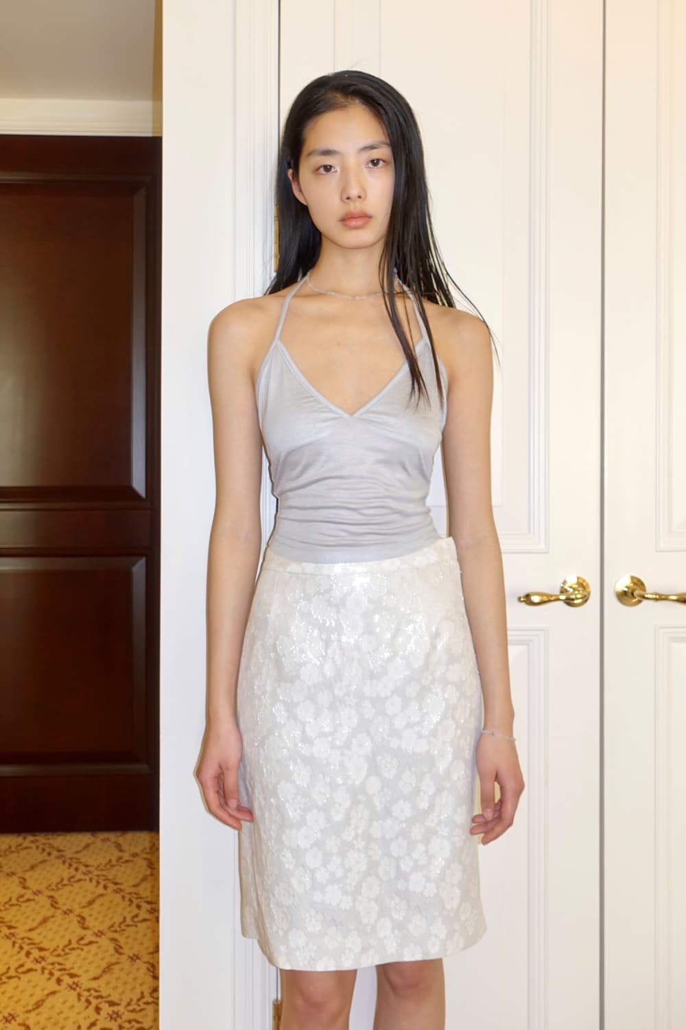 누아누 Sirin Skirt_Silver 1 상품이미지1