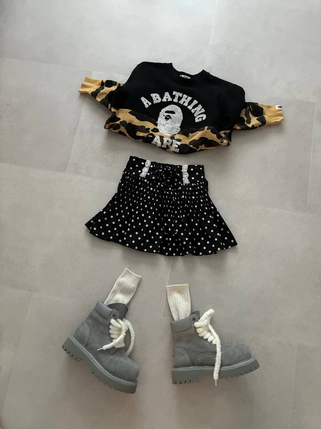 베이프 맨투맨 M 상품이미지2