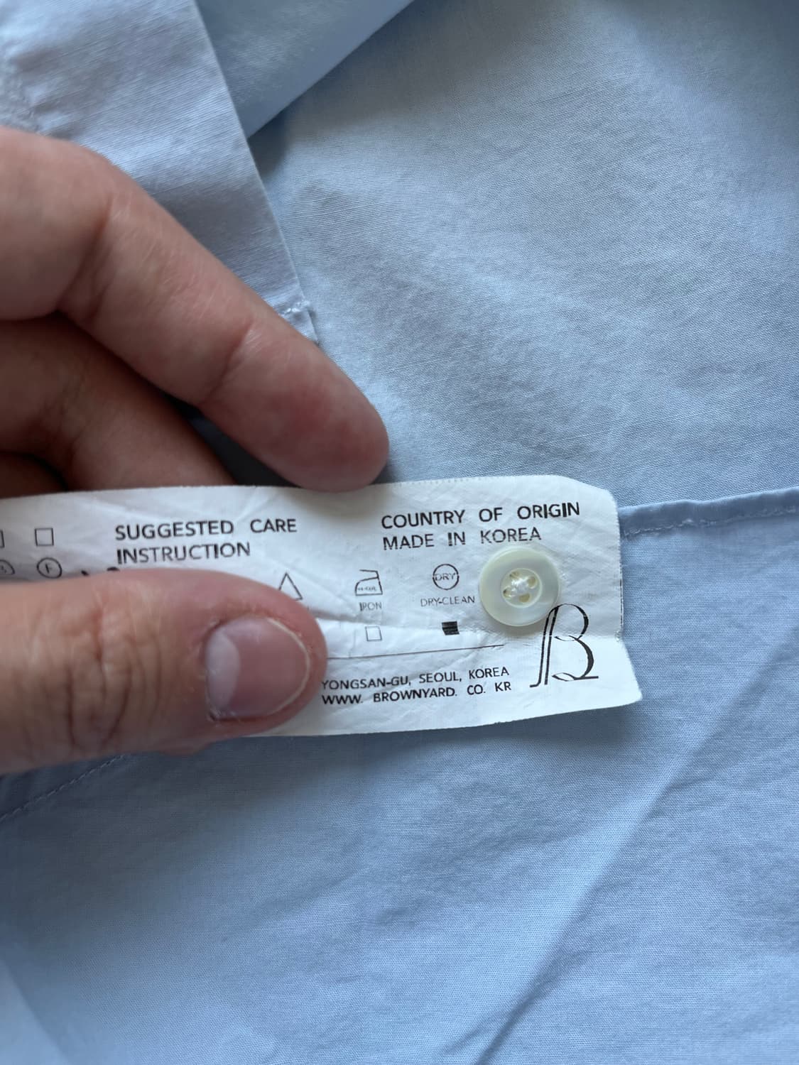 브라운야드 Steady Shirt Blue (103-105) 상품이미지7