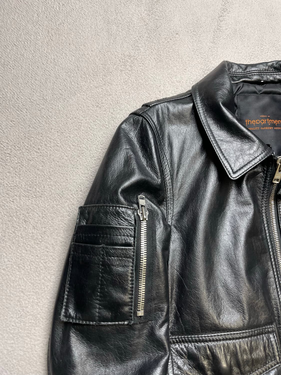 [46] THEPARTMENT 소가죽자켓 - 라이더자켓  상품이미지7