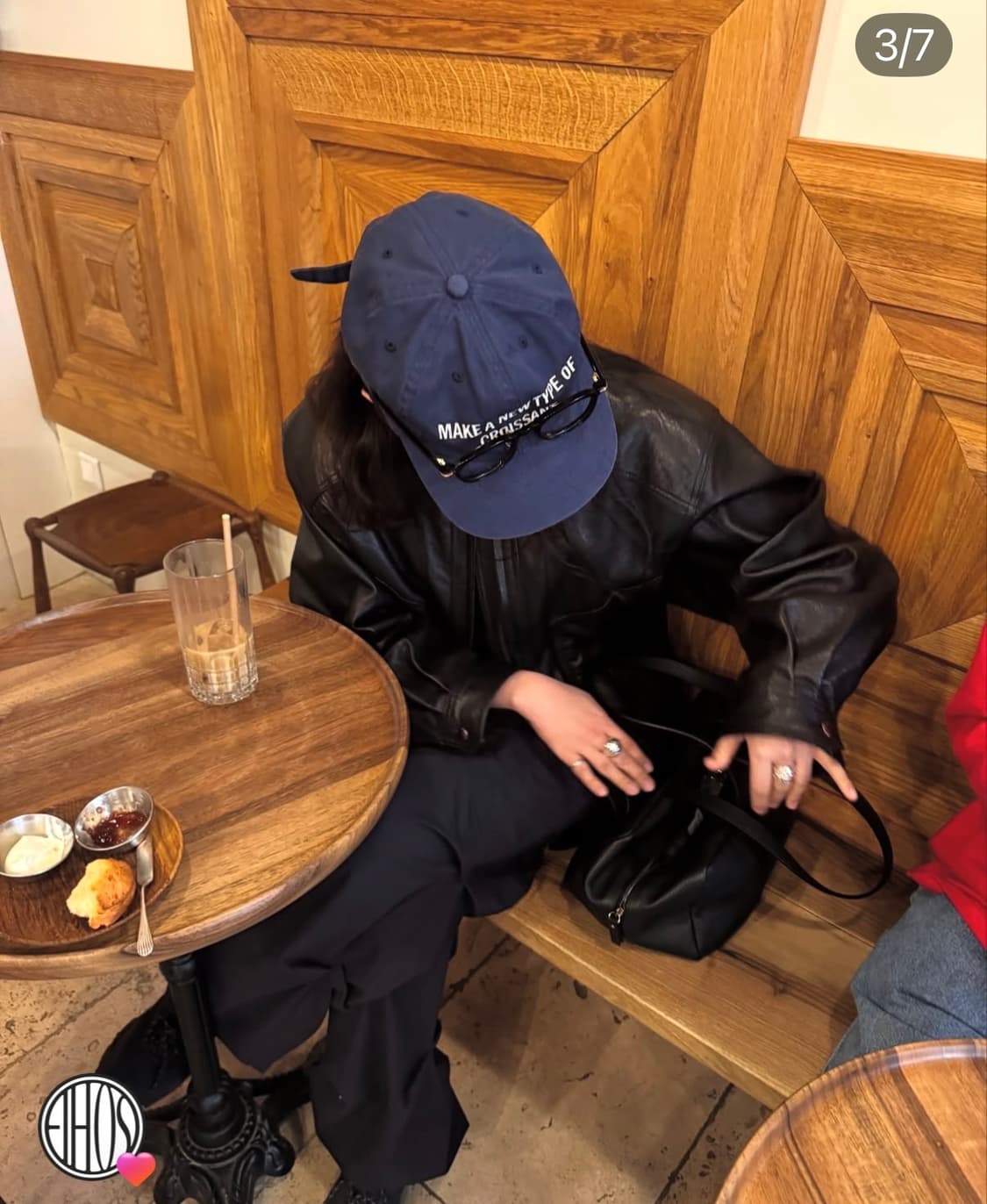 새상품) 에토스 크로와상 볼캡 네이비 상품이미지8