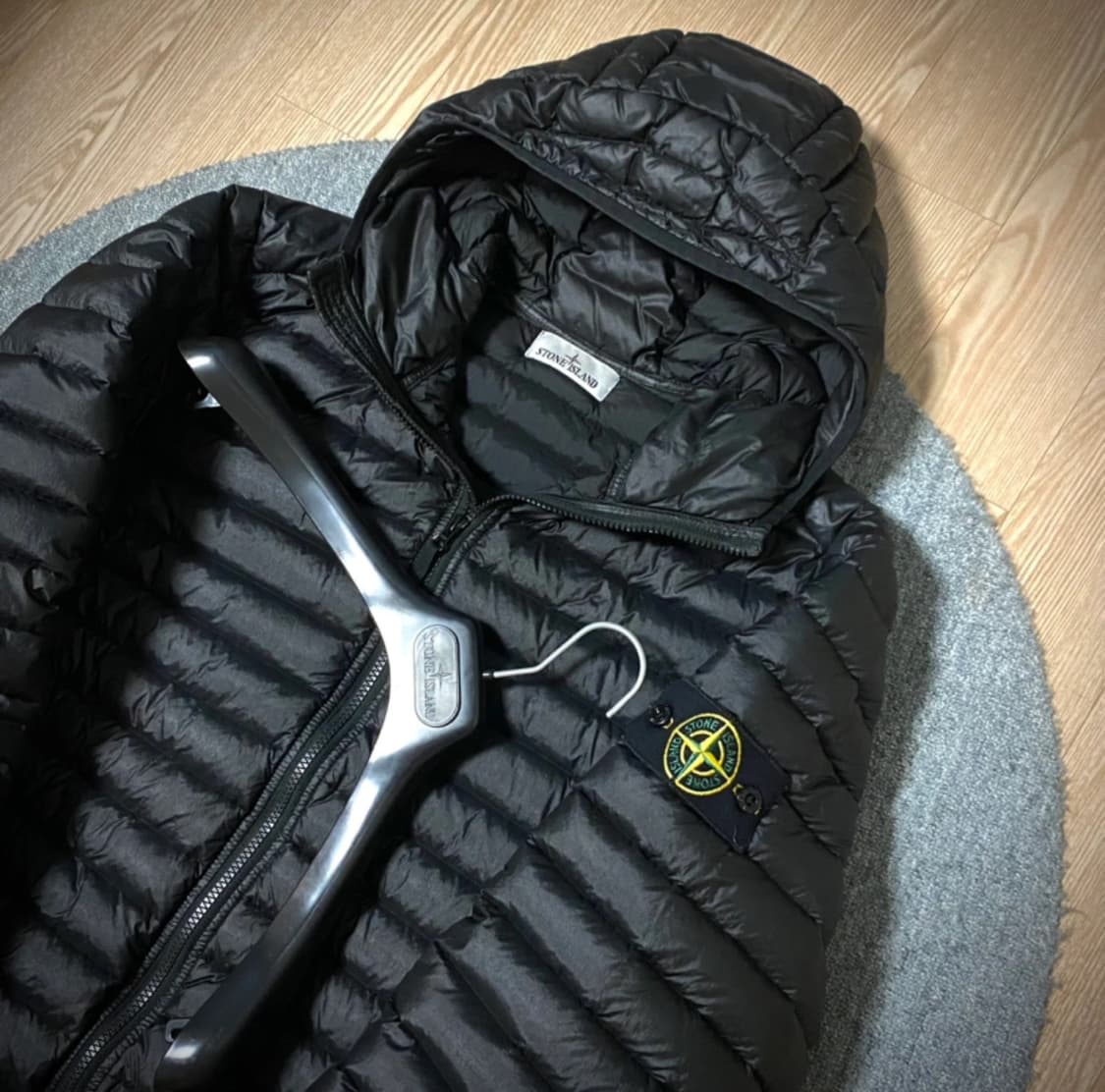 [L] 24FW 스톤아일랜드 룸 우븐 경량패딩 자켓 후드 집업 경량 패딩 상품이미지2