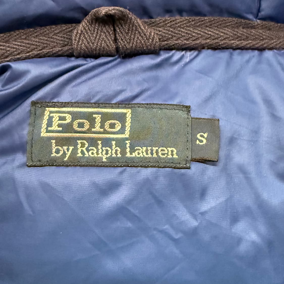 폴로 랄프로렌 네이비 후드 숏패딩 상품이미지5