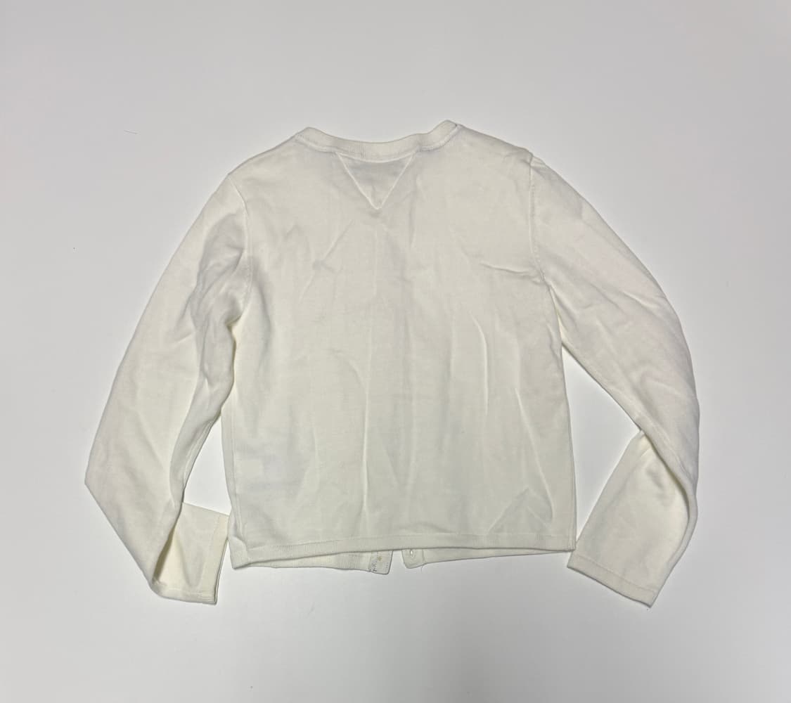 타미힐피거 키즈 화이트 솔리드 가디건 16 상품이미지2