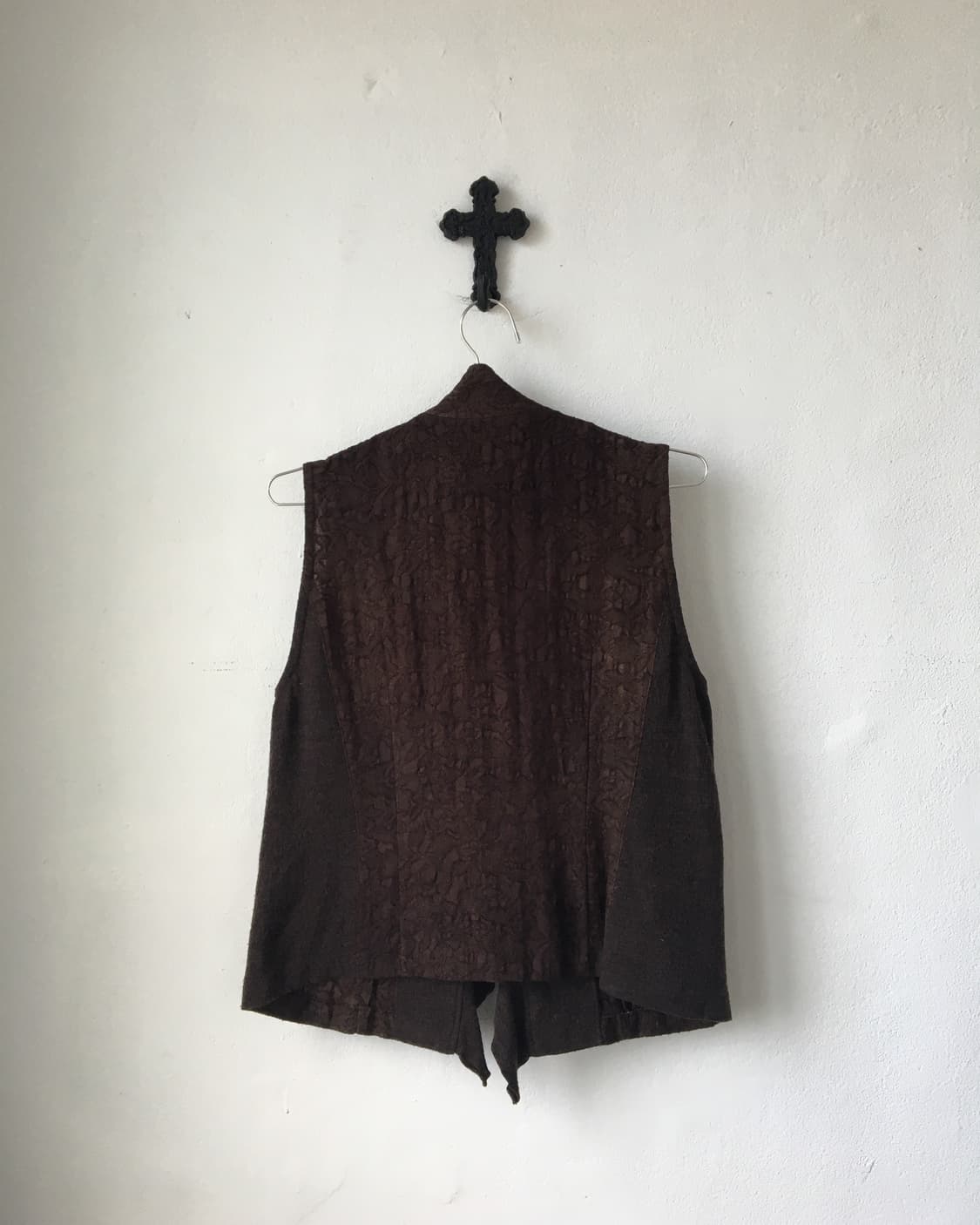 pattern point ruffle vest 상품이미지3