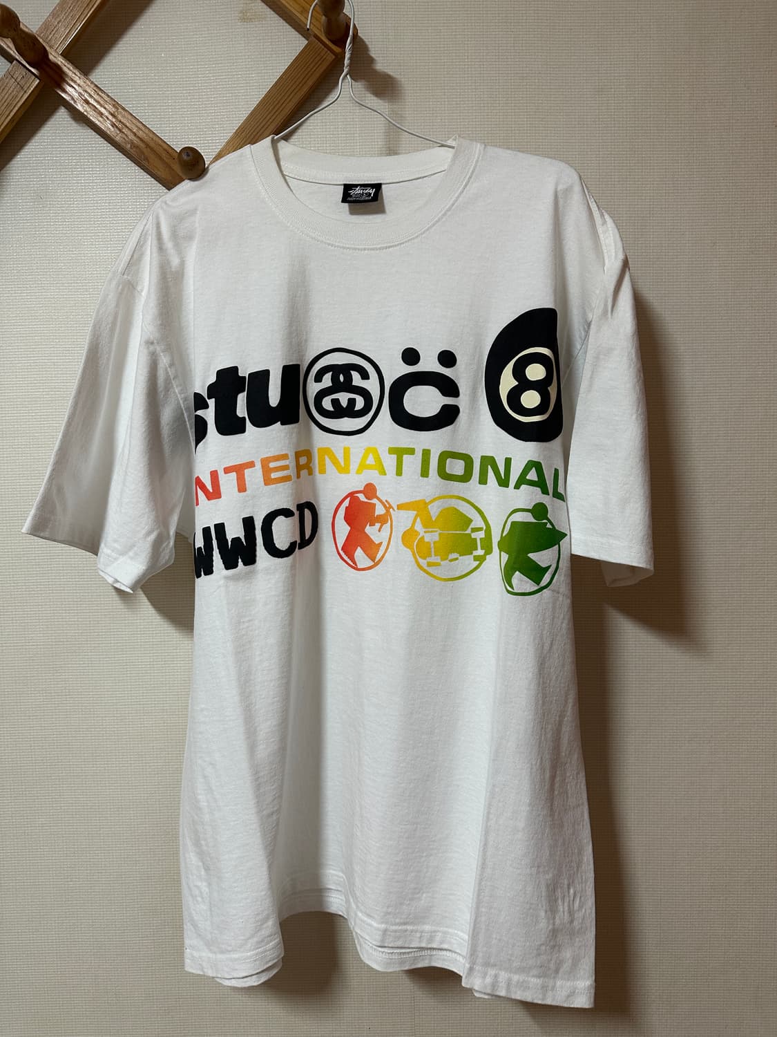 스투시 CPFM 인터네셔널 티셔츠 화이트 L사이즈 상품이미지1