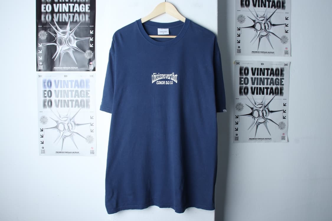 (XL-2XL) 디스이즈네버댓 반팔 티셔츠 빅사이즈 네이비-H31007 상품이미지2