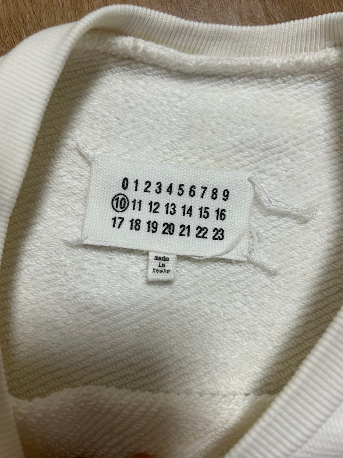 마르지엘라 맨투맨 s사이즈 상품이미지4