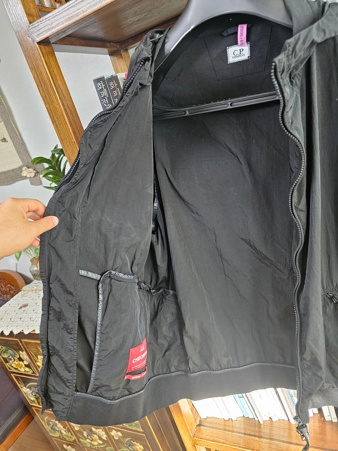 새거급!!ma1 스타일 후드 씨피 cp컴퍼니 나일론 자켓 팔아요 상품이미지6