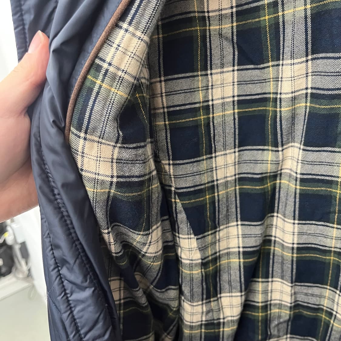 폴로 랄프로렌 네이비 퀼팅 자켓 남s 상품이미지7