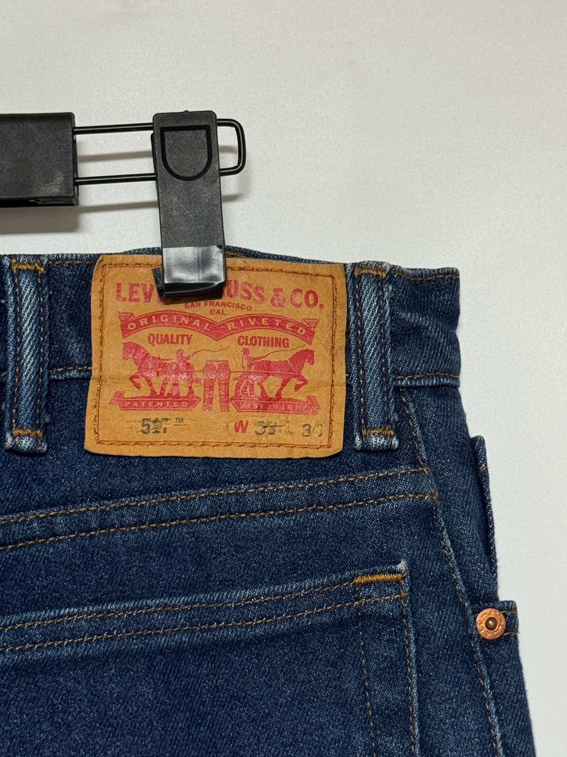 리바이스 517 데님 청바지 허리 W36 L36 상품이미지3