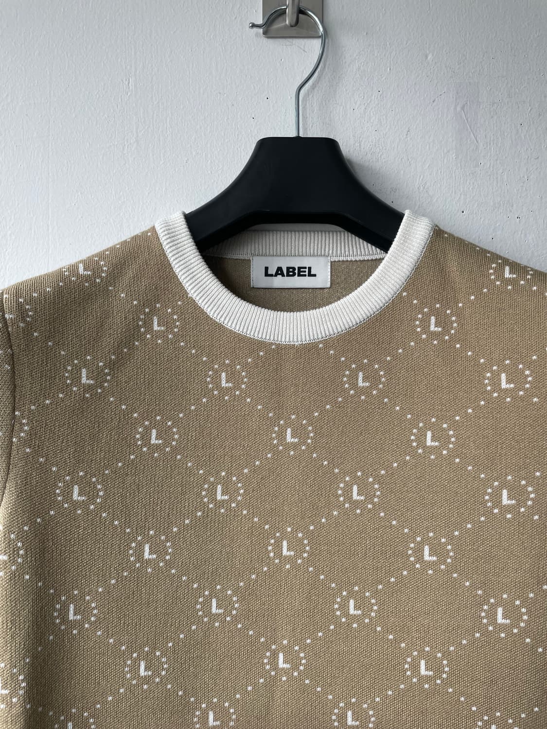라벨아카이브 L-logo Jacquard knit 새상품 상품이미지2