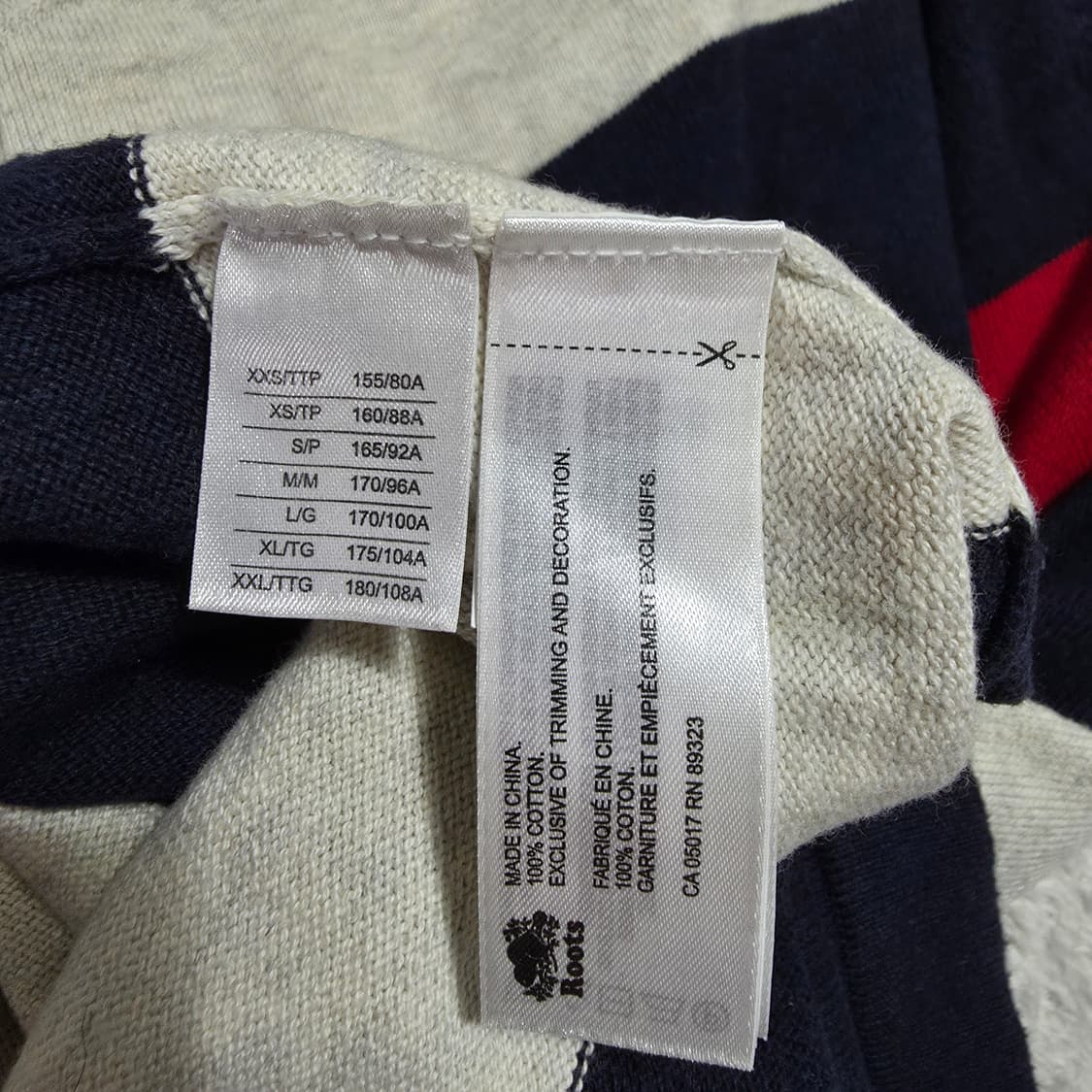 (M)Roots 루츠 스트라이프 패턴 니트  상품이미지5