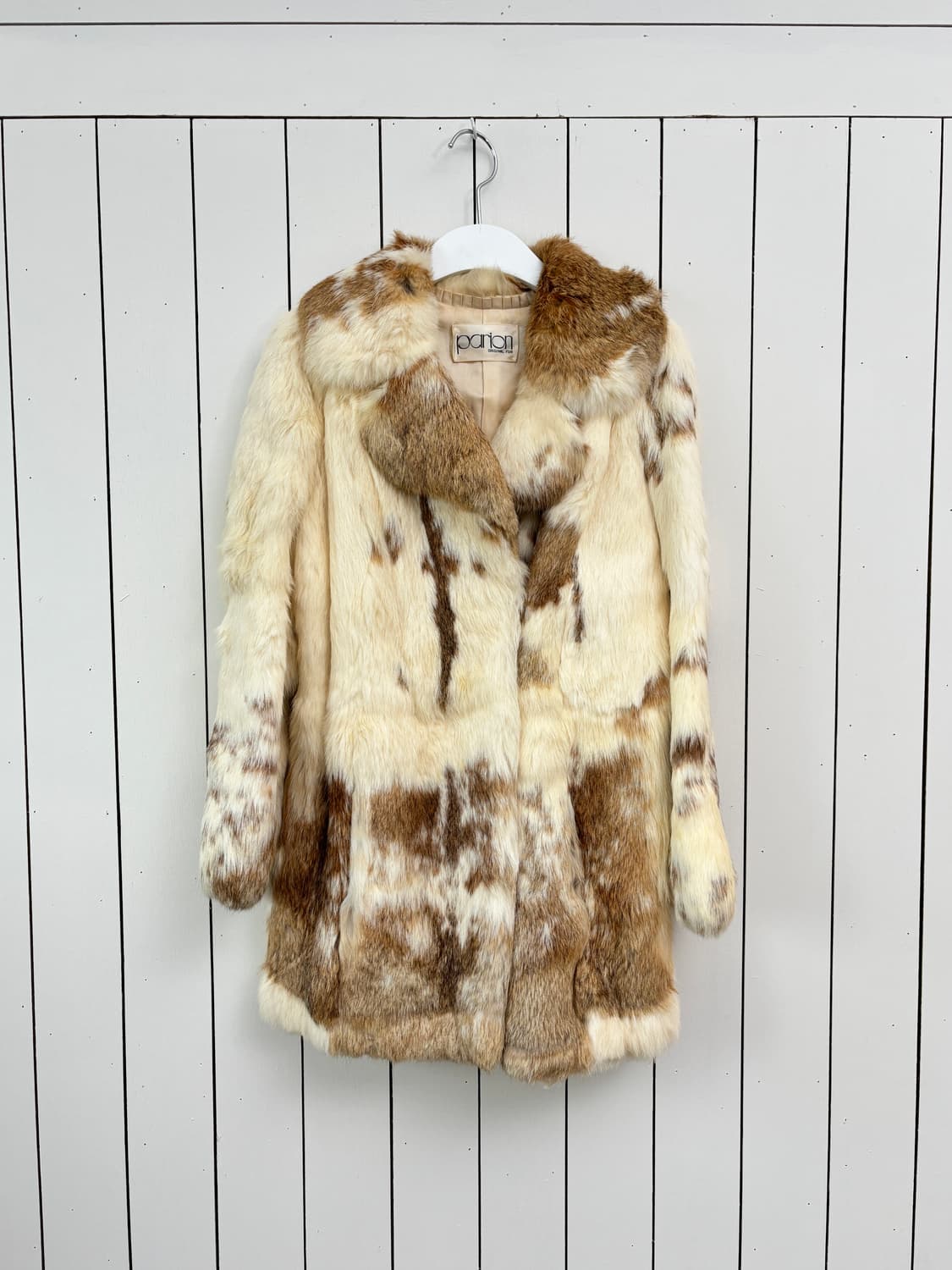 내츄럴 브라운 쉐이드 래빗 퍼 상품이미지3