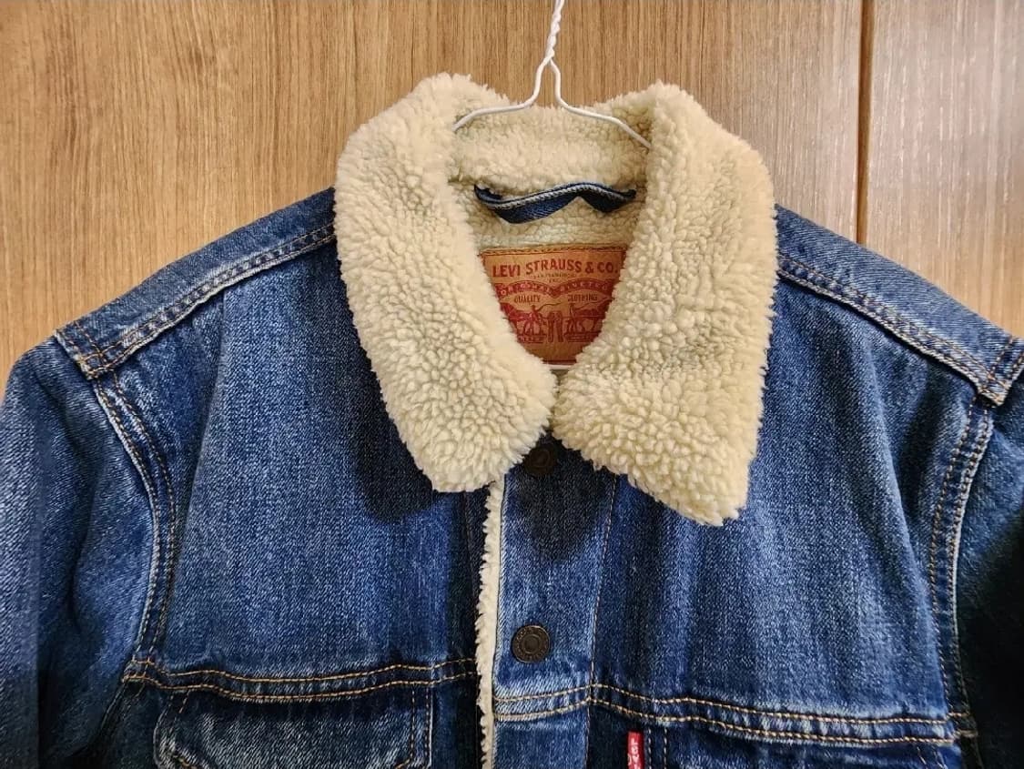 (S)리바이스 양털 쉐르파 데님 자켓 상품이미지2