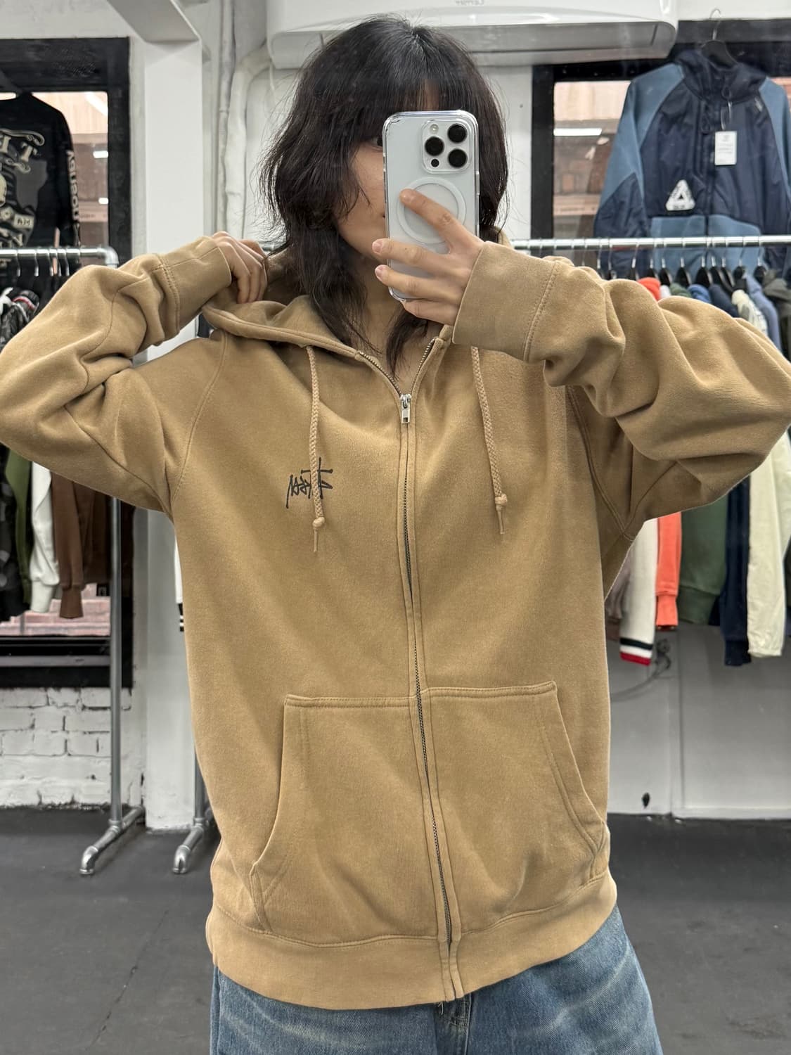 스투시 오리엔탈 드래곤 후드집업 상품이미지3