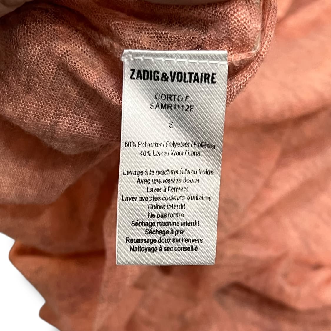  쟈딕앤볼테르 하프버튼 니트 y14370 상품이미지6