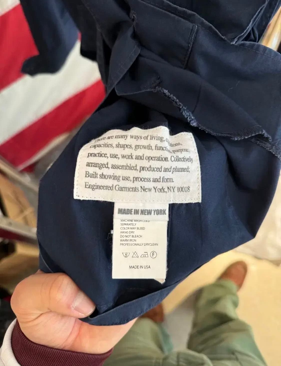 엔지니어드 가먼츠 BDU 자켓 네이비 L 상품이미지4