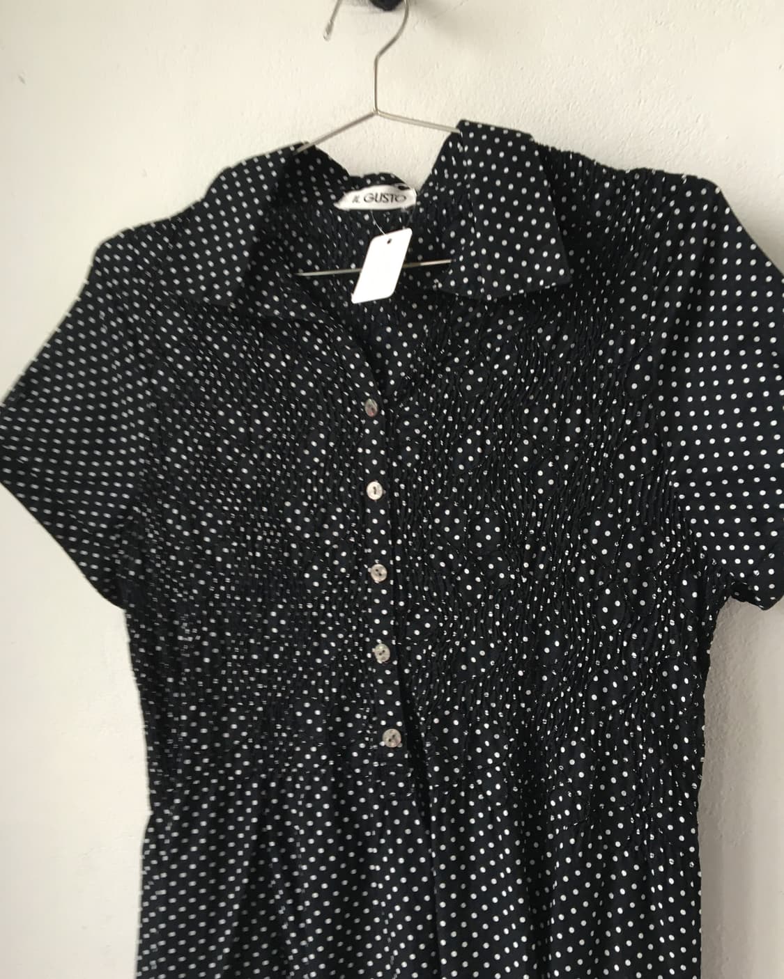 Embroidery point dot pattern onepiece 상품이미지5