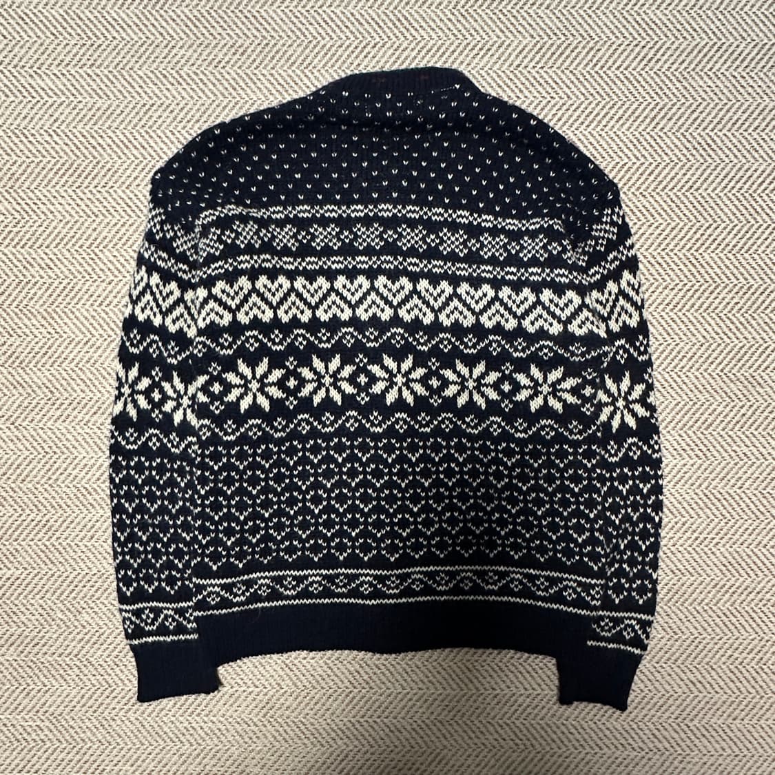 L. L. BEAN usa made nordic knit cardigan 상품이미지2