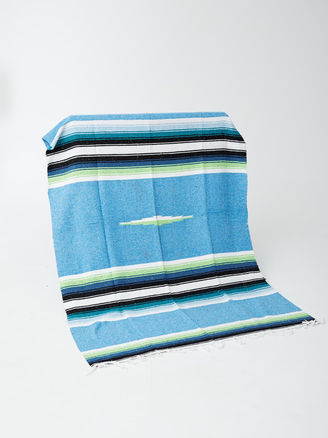 Vintage Mexican rug(sky blue) 상품이미지1