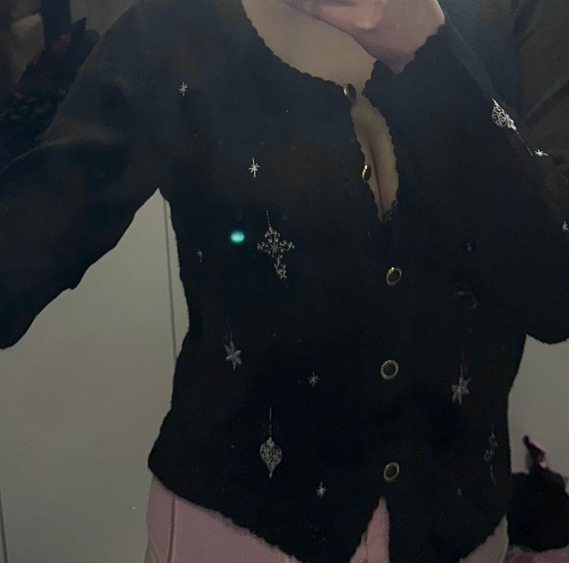 고스깔 빈티지 니트 가디건 판매합니당 상품이미지2