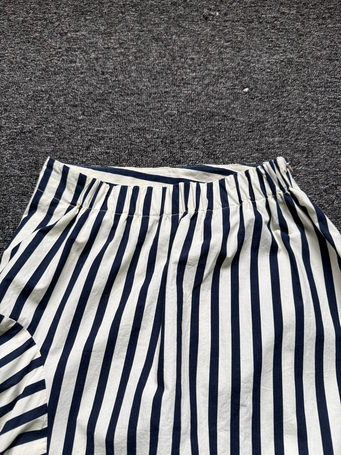 빈티지 스트라이프 언발란스 스커트 상품이미지7