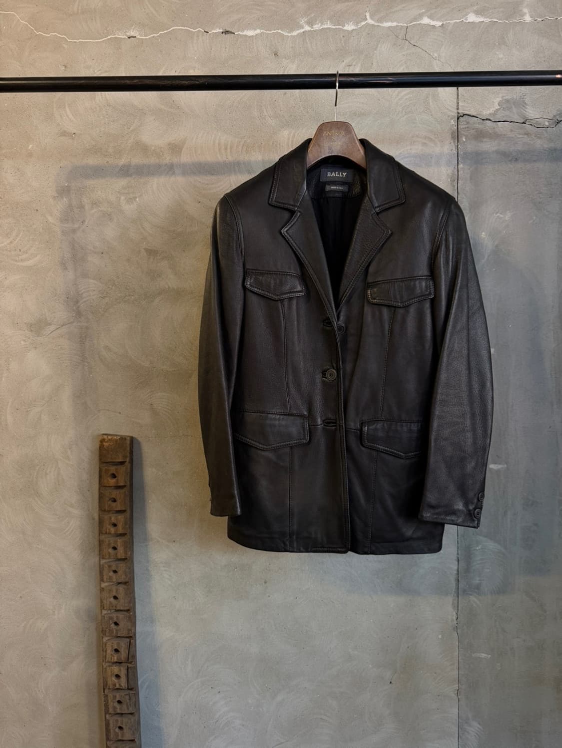발리 레더 테일러드 자켓 66~77 상품이미지6