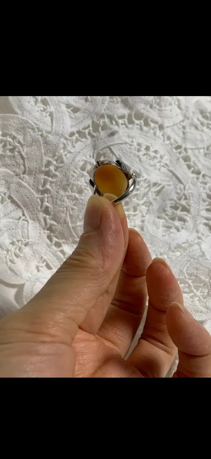 빈티지 리얼카메오 링  상품이미지5