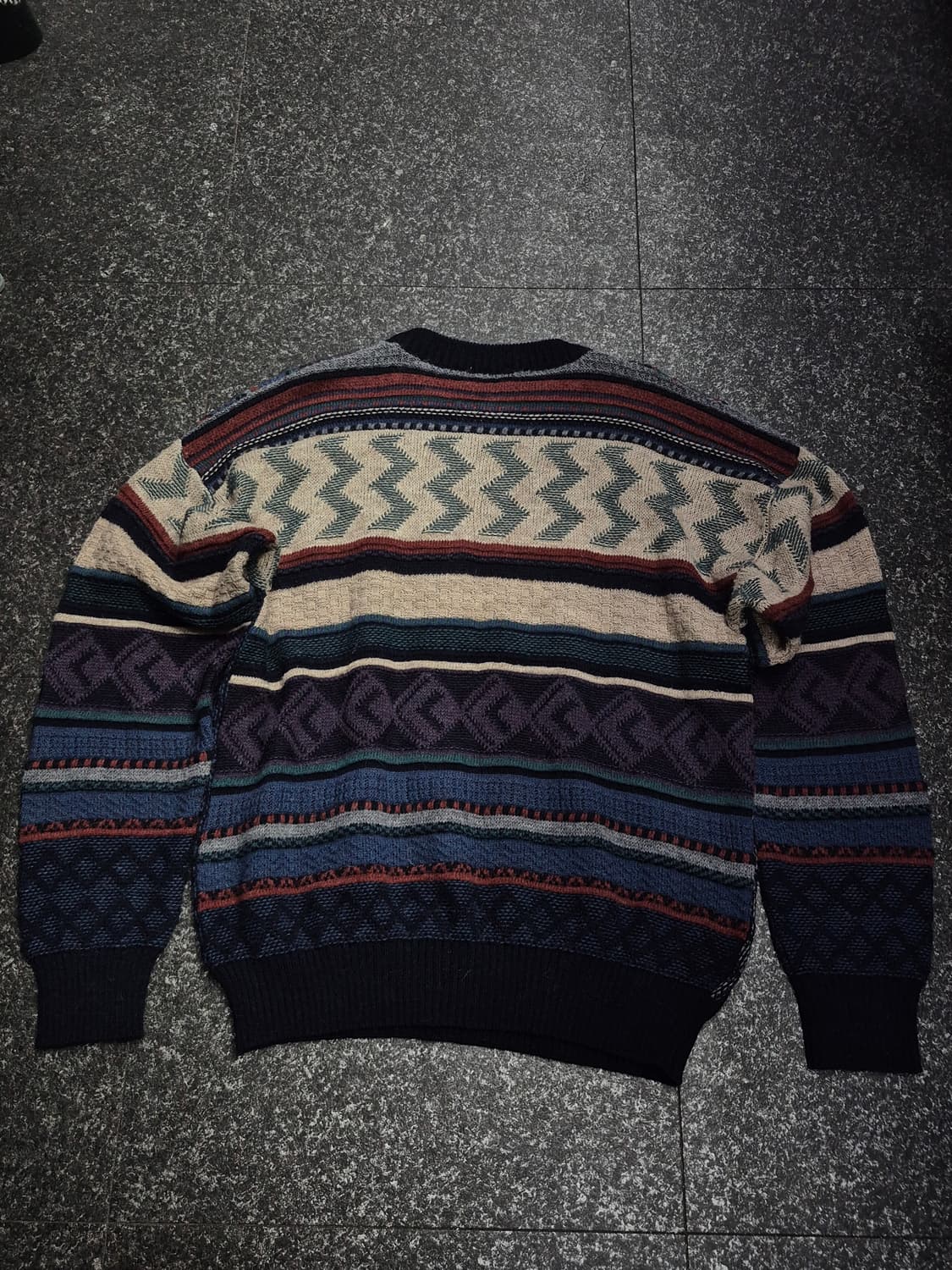 Carlos Lana 패턴 니트 스웨트 남성 100사이즈 상품이미지2