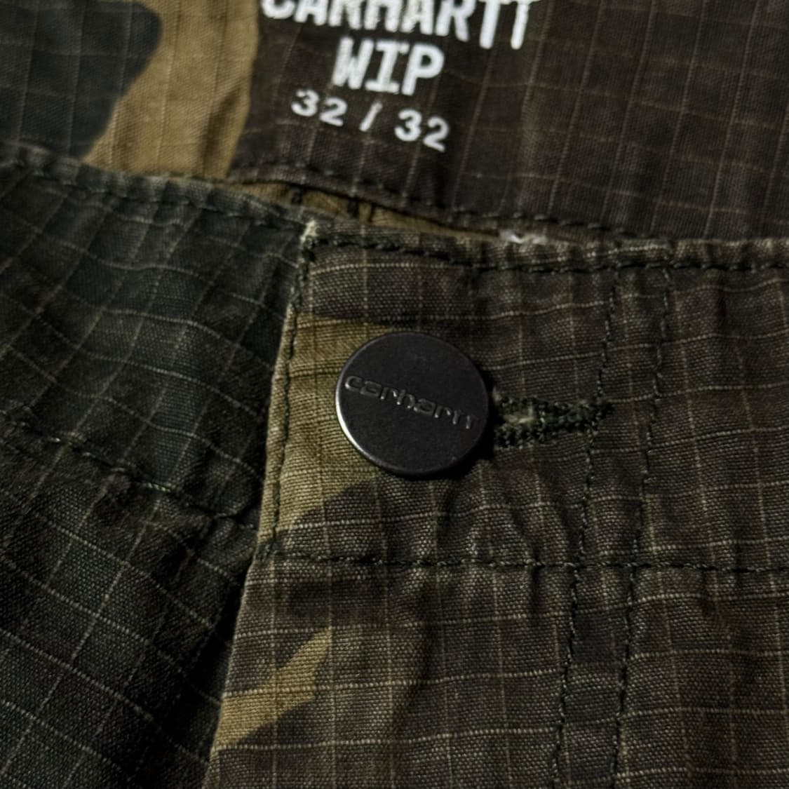 (34) 칼하트 WIP 더블니 카모플라쥬 카고팬츠 상품이미지5