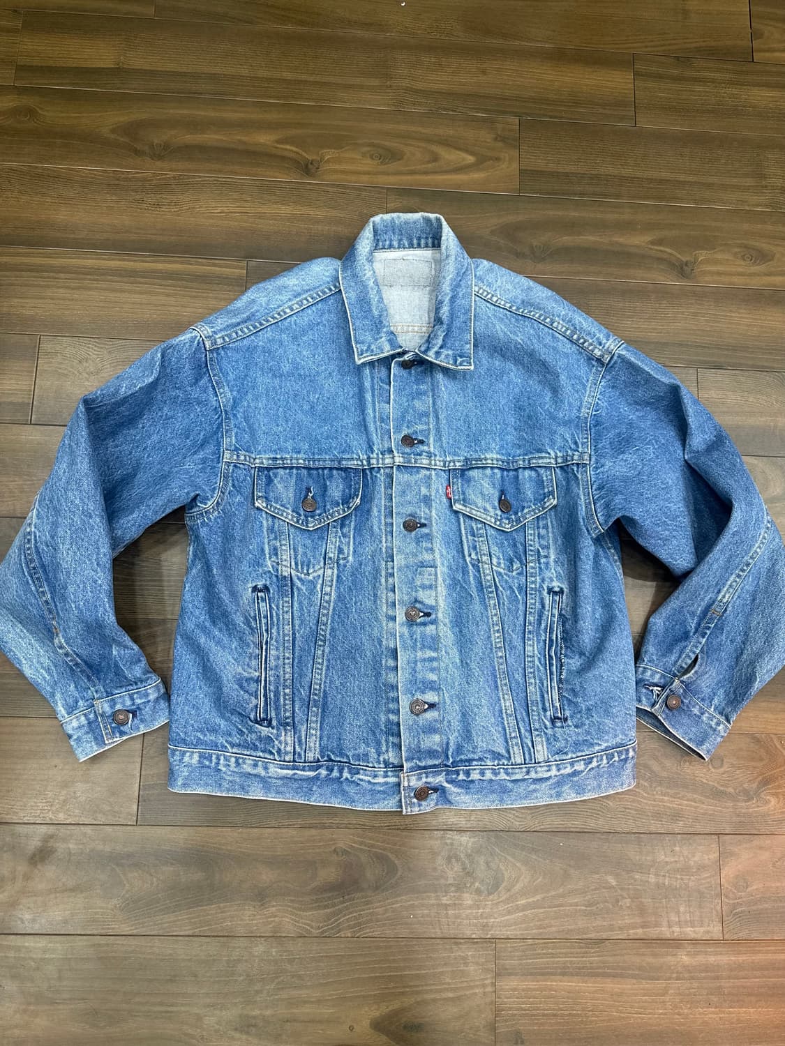 90s 리바이스 usa 70507-0214 데님자켓 L 상품이미지1