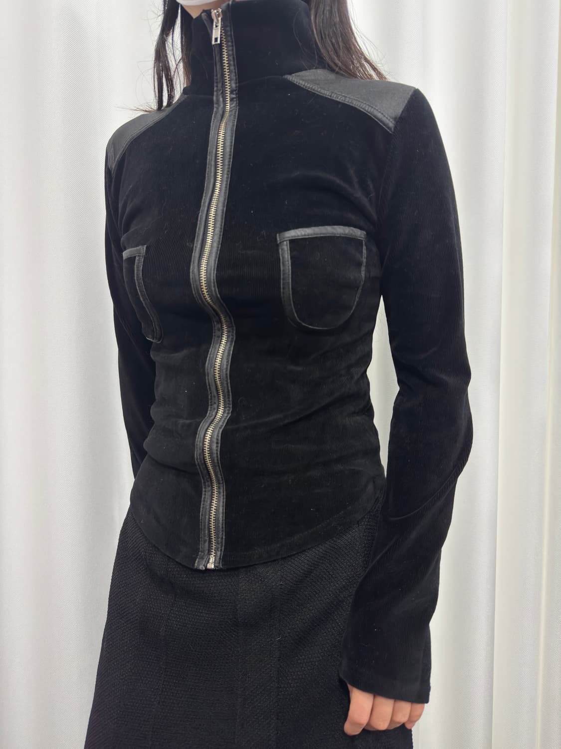 velvet design zipup 상품이미지3