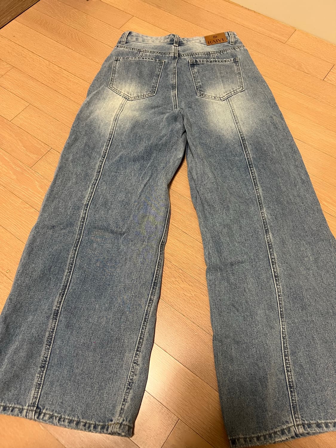 레이브 와이드 데님팬츠 1size 상품이미지9